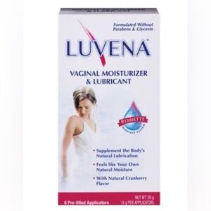 Luvena Vaginal Moisturizer & Lubricant, 6 CT new sealed retail $30-$35